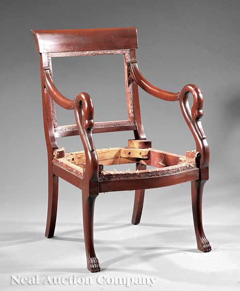 An American Classical Carved Mahogany 13e559