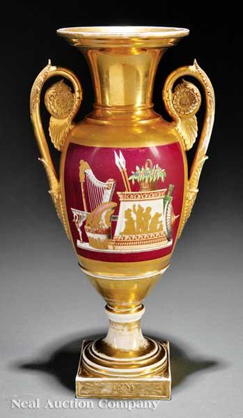 A Fine Paris Porcelain Vase c  13e563