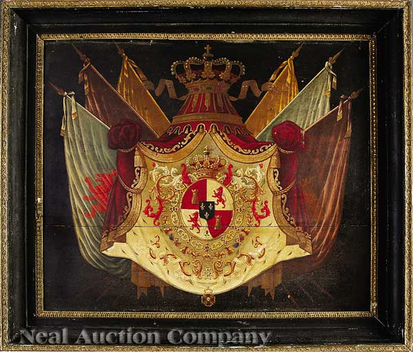 An Achievement of Arms Emblem of