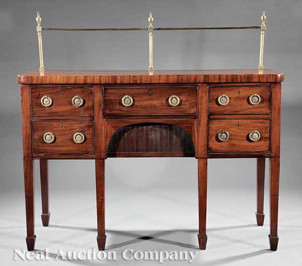 A Georgian Carved Mahogany Sideboard 13e591