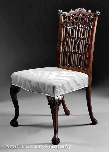 A George III Style Carved Mahogany 13e5a0