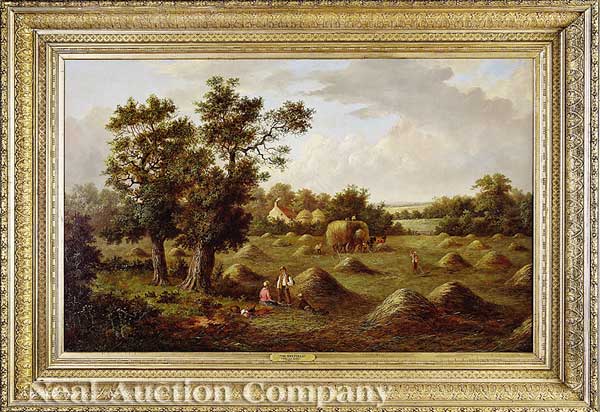 English School 19th c. "The Harvest