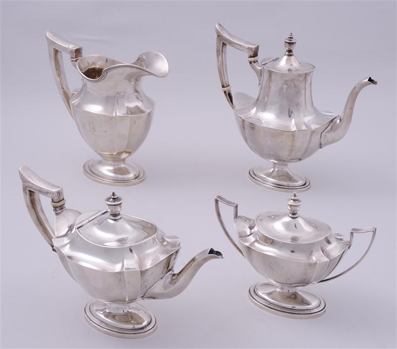 GORHAM SILVER THREE-PIECE COFFEE