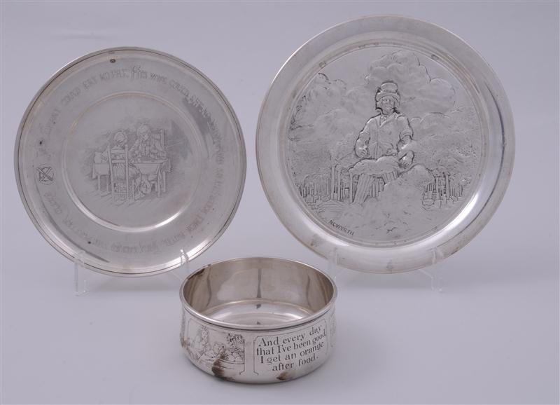 AMERICAN SILVER ASSEMBLED CHILDS BOWL