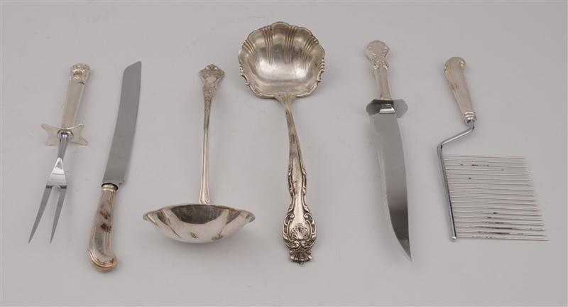 AMERICAN AND OTHER SILVER SERVING 140d21