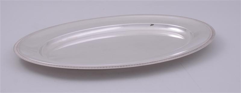 PAIR OF CRISTOFLE OVAL PLATTERS