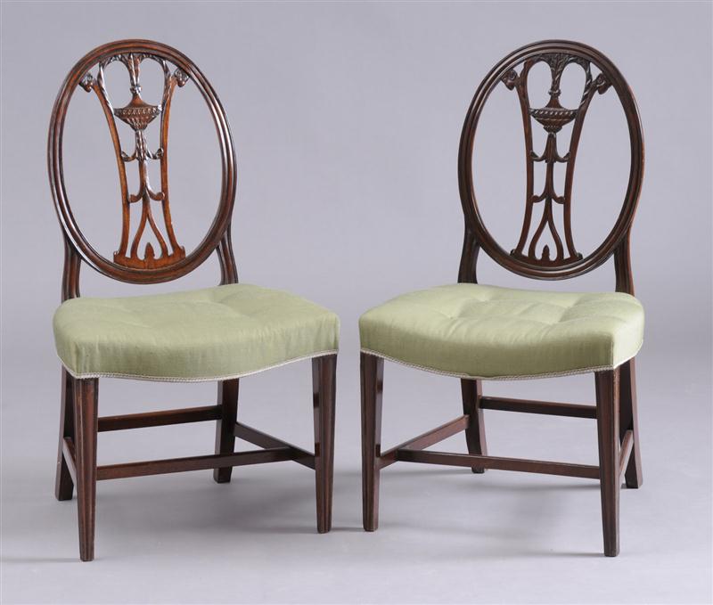 PAIR OF GEORGE III CARVED MAHOGANY 140d98