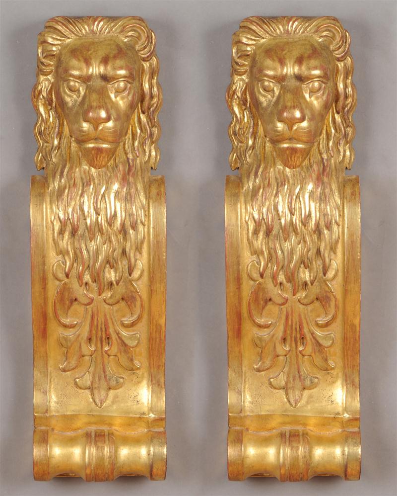 PAIR OF AUSTRIAN CARVED GILTWOOD