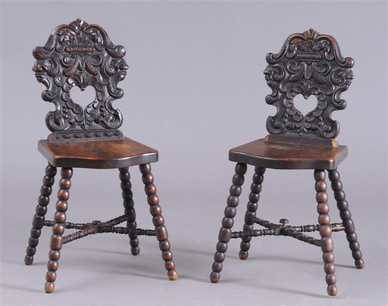 ASSEMBLED PAIR OF CONTINENTAL BAROQUE 140e65