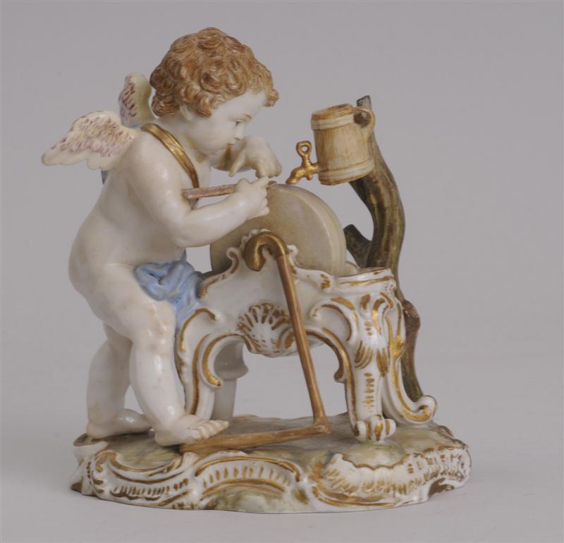 MEISSEN PORCELAIN GROUP CUPID 140eb7