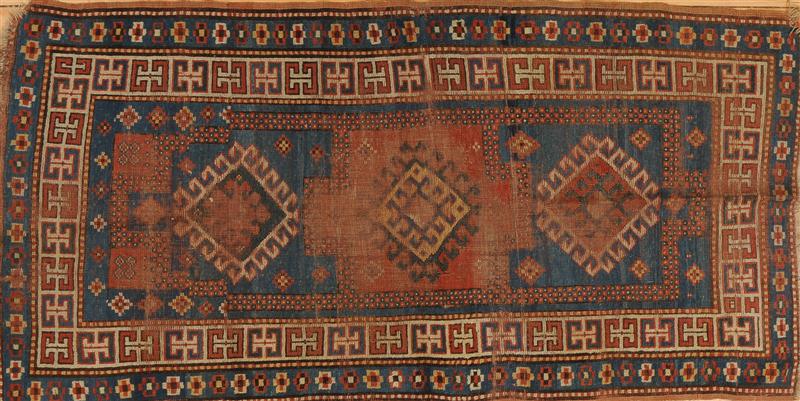 CAUCASIAN RUG Worked with hooked 140ed8