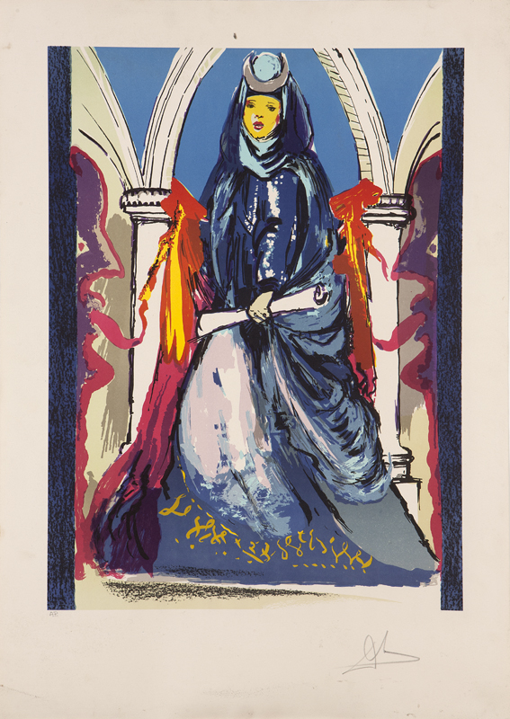 Lady Blue (Tarot The High Priestess).
