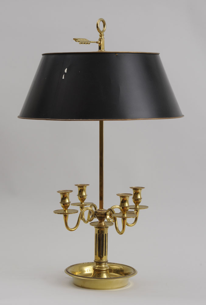 LOUIS XVI STYLE BRASS FOUR LIGHT 141111