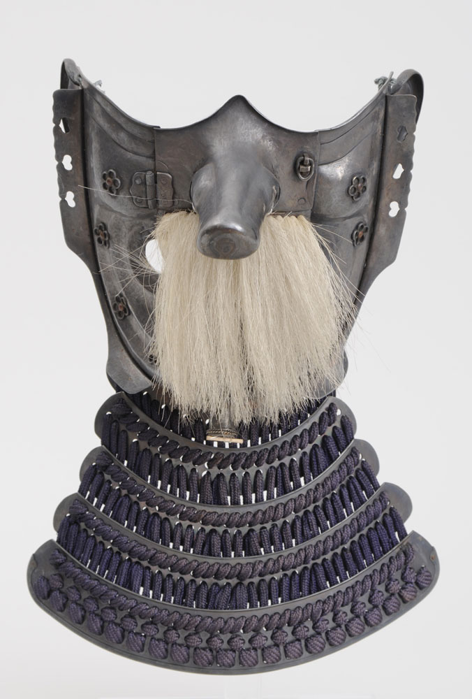 JAPANESE METAL HALF-FACE MASK The separate