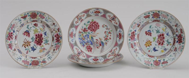 SET OF THREE CHINESE EXPORT PORCELAIN