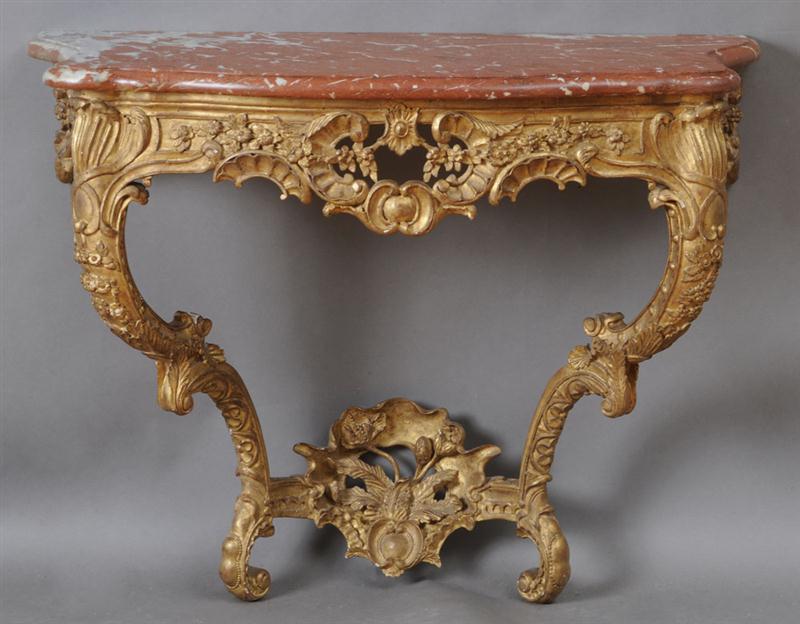 LOUIS XV STYLE CARVED GILTWOOD 1411d9