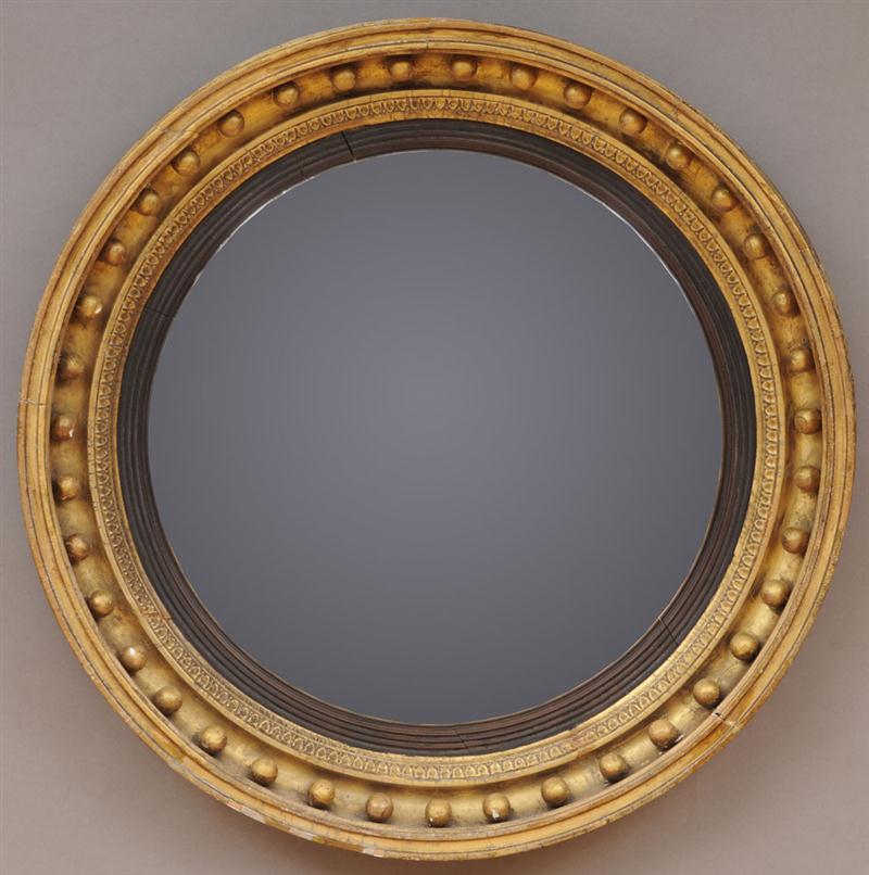 REGENCY CARVED GILTWOOD CONVEX 14121f