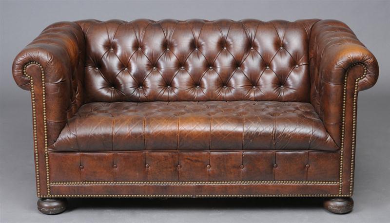 ENGLISH BUTTONED BROWN LEATHER 141243