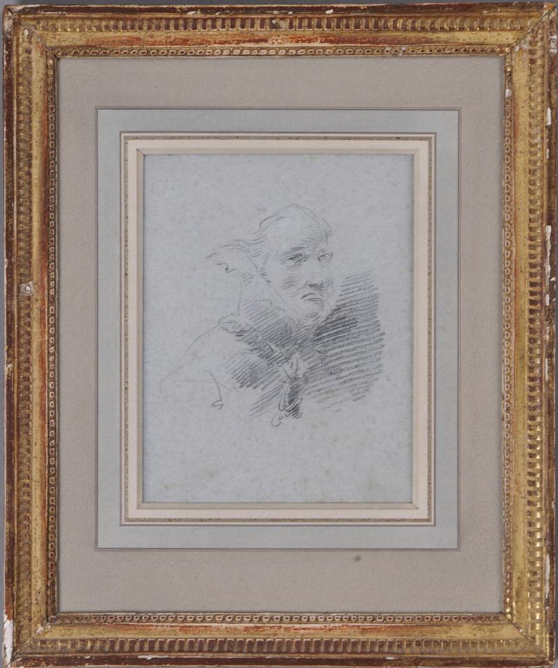 ATTRIBUTED TO TIEPOLO: SKETCH OF A GENTLEMAN