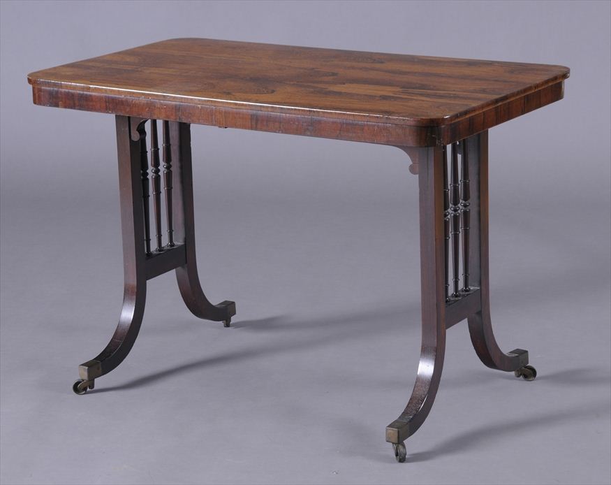 REGENCY STYLE ROSEWOOD CENTER TABLE