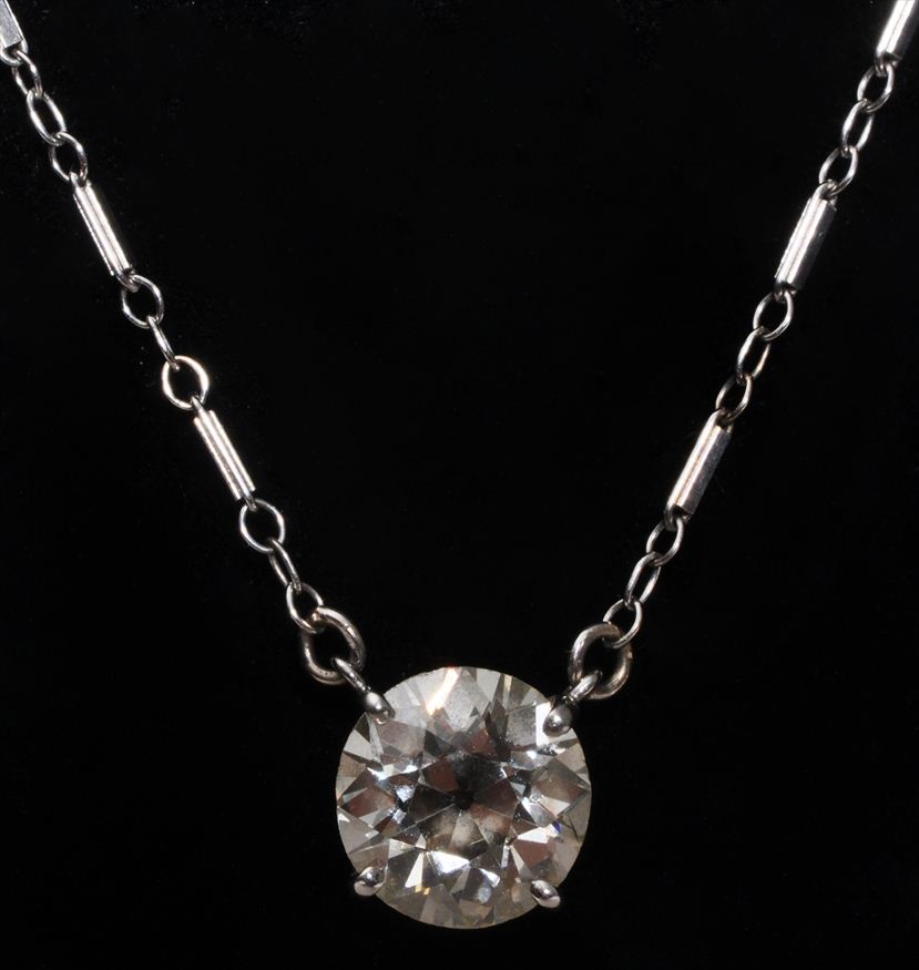 DIAMOND PENDANT NECKLACE Round