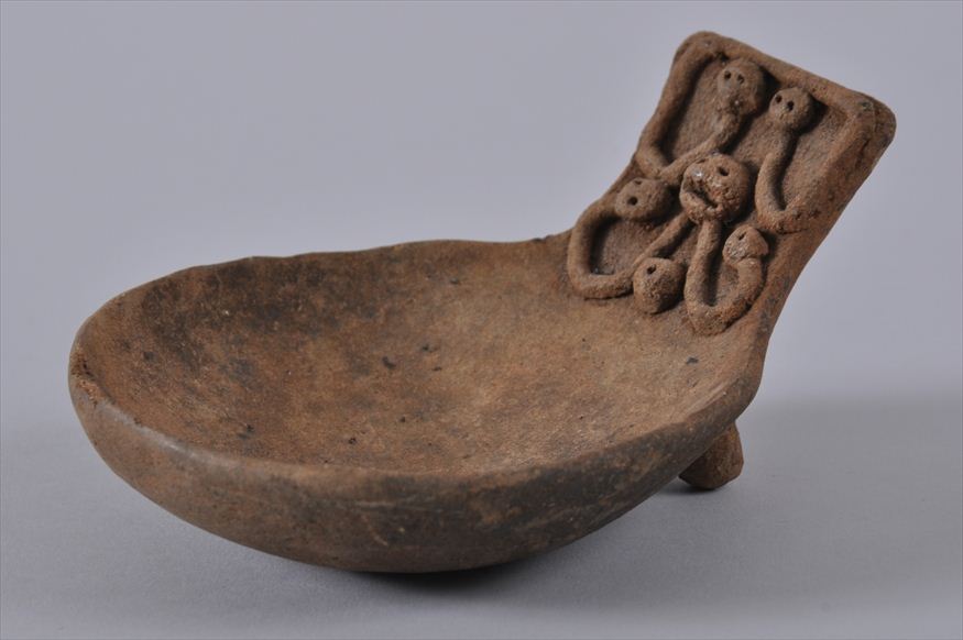 CHINESE TERRACOTTA CEREMONIAL SPOON 1416ab