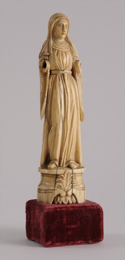 GERMAN CARVED IVORY FIGURE OF THE 1416fa