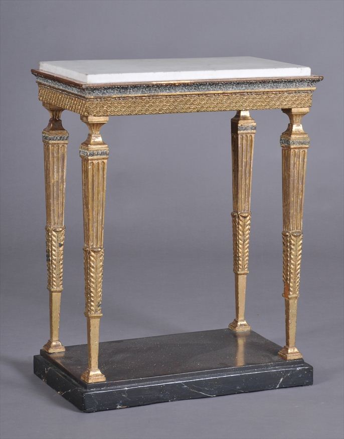 SWEDISH NEOCLASSICAL CARVED GILTWOOD