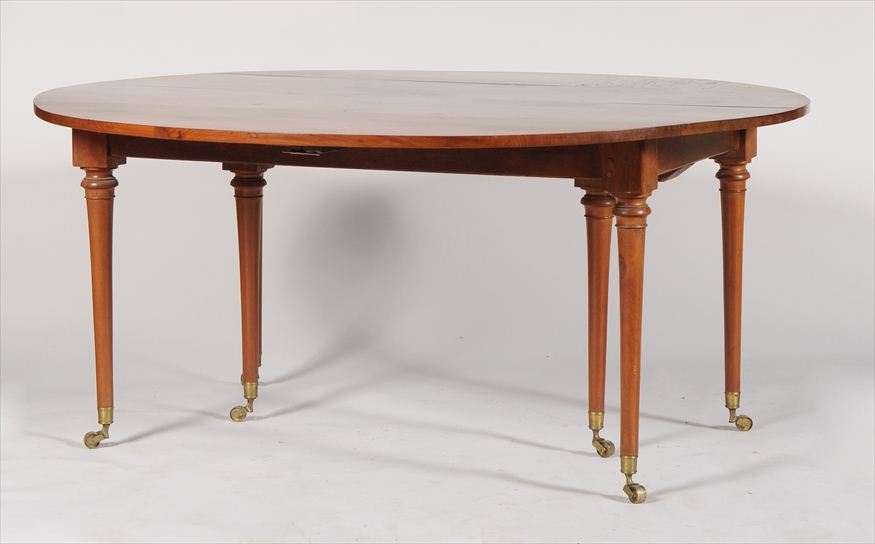 LATE LOUIS XVI STYLE WALNUT EXTENSION 1417d4