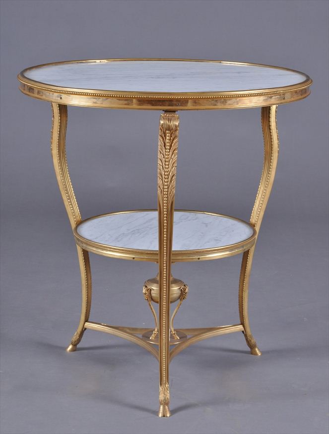 LOUIS XVI STYLE GILT BRONZE GU RIDON 1417d5