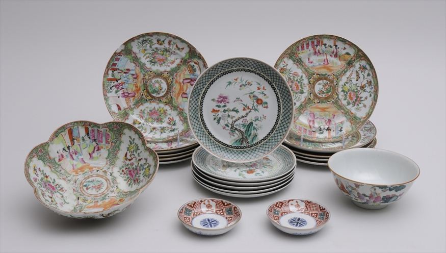 ASSORTED CHINESE EXPORT PORCELAIN 14182d