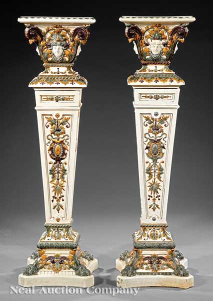 A Fine Pair of Rörstrand Majolica