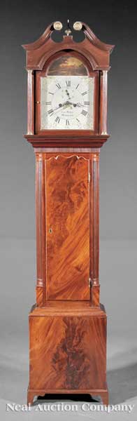 A George III Carved Mahogany Tallcase 14187d