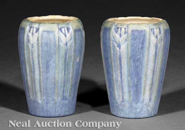 A Pair of Newcomb College Art Pottery 1418c1