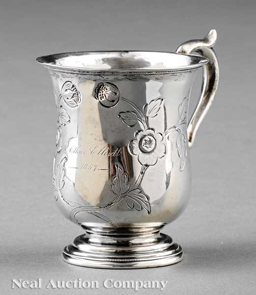 A Tennessee Coin Silver Cup William 1418fc