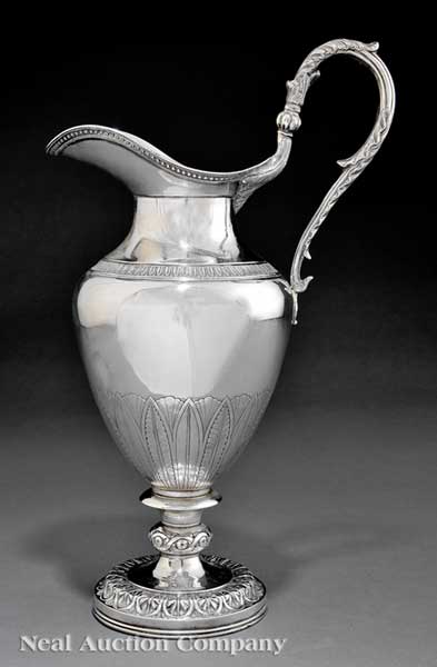 A New Orleans Coin Silver Ewer Hyde