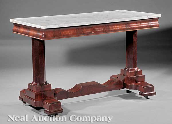 An American Classical Carved Mahogany 141982