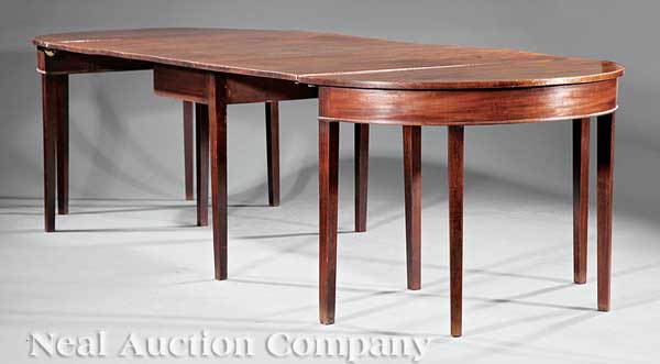 A George III Carved Mahogany Dining 14198c
