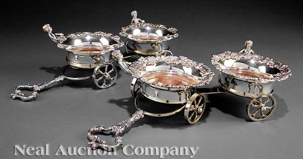 A Pair of Decorative Silverplate 14198e