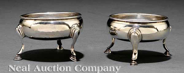 A Pair of George III Sterling Silver