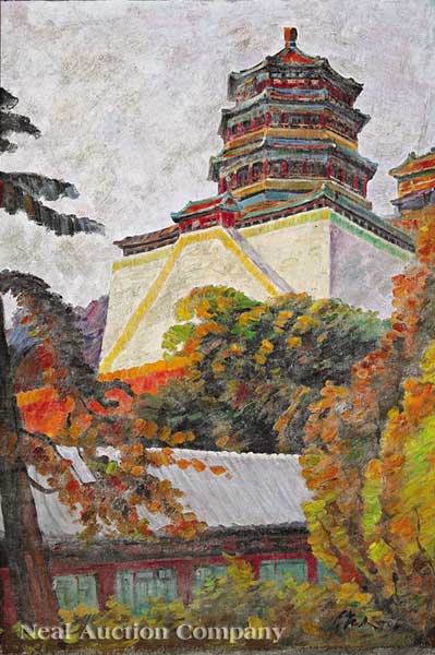 Chinese School 20th c. "The Tower