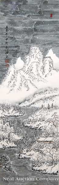 Chinese School 20th c Snow Falling 141a64