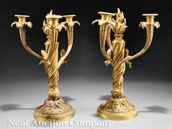 A Pair of Napoleon III Gilt Bronze 141ab8