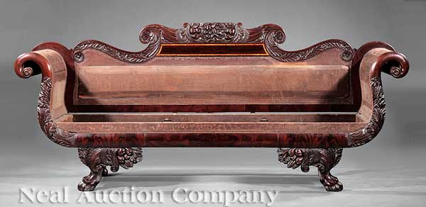 An American Classical Carved Mahogany 141afb