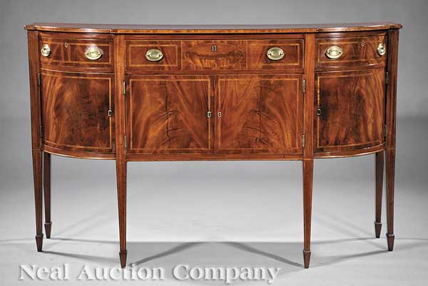 A Federal Inlaid Mahogany Sideboard 141b0c