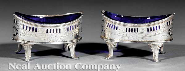 A Pair of George III Sterling Silver