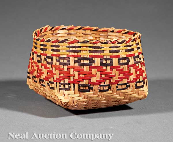 A Chitimacha Single Weave Basket 141b77