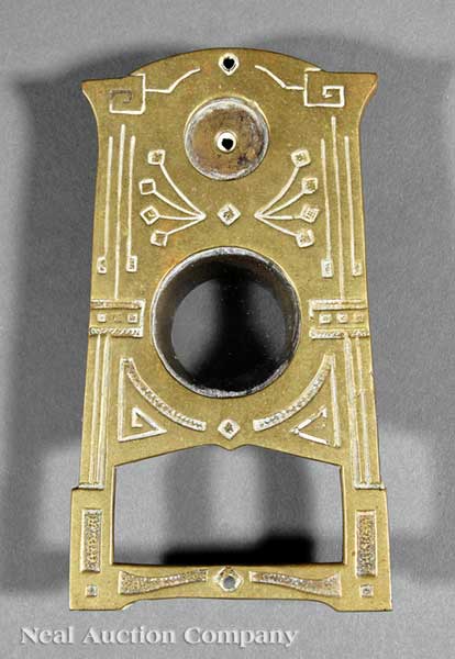 An Arts and Craft Brass Doorbell 141b98