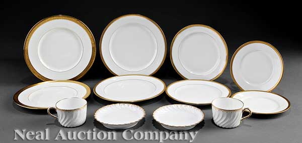 A Haviland & Co. Limoges Partial Dinner