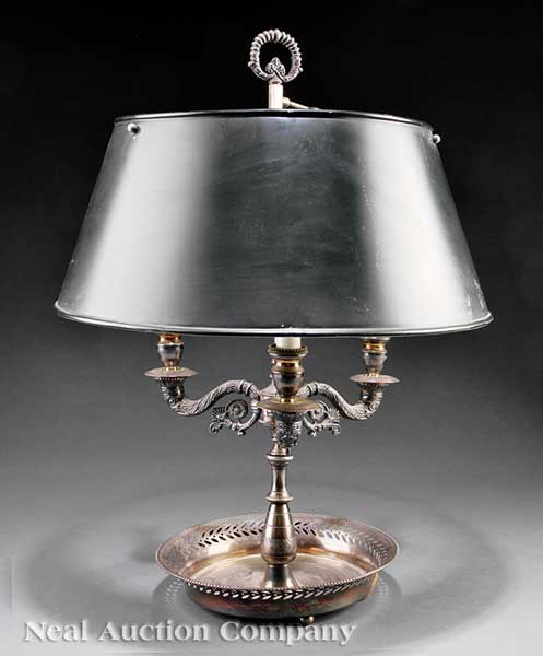 An Antique French Argent Three Light 141bc8